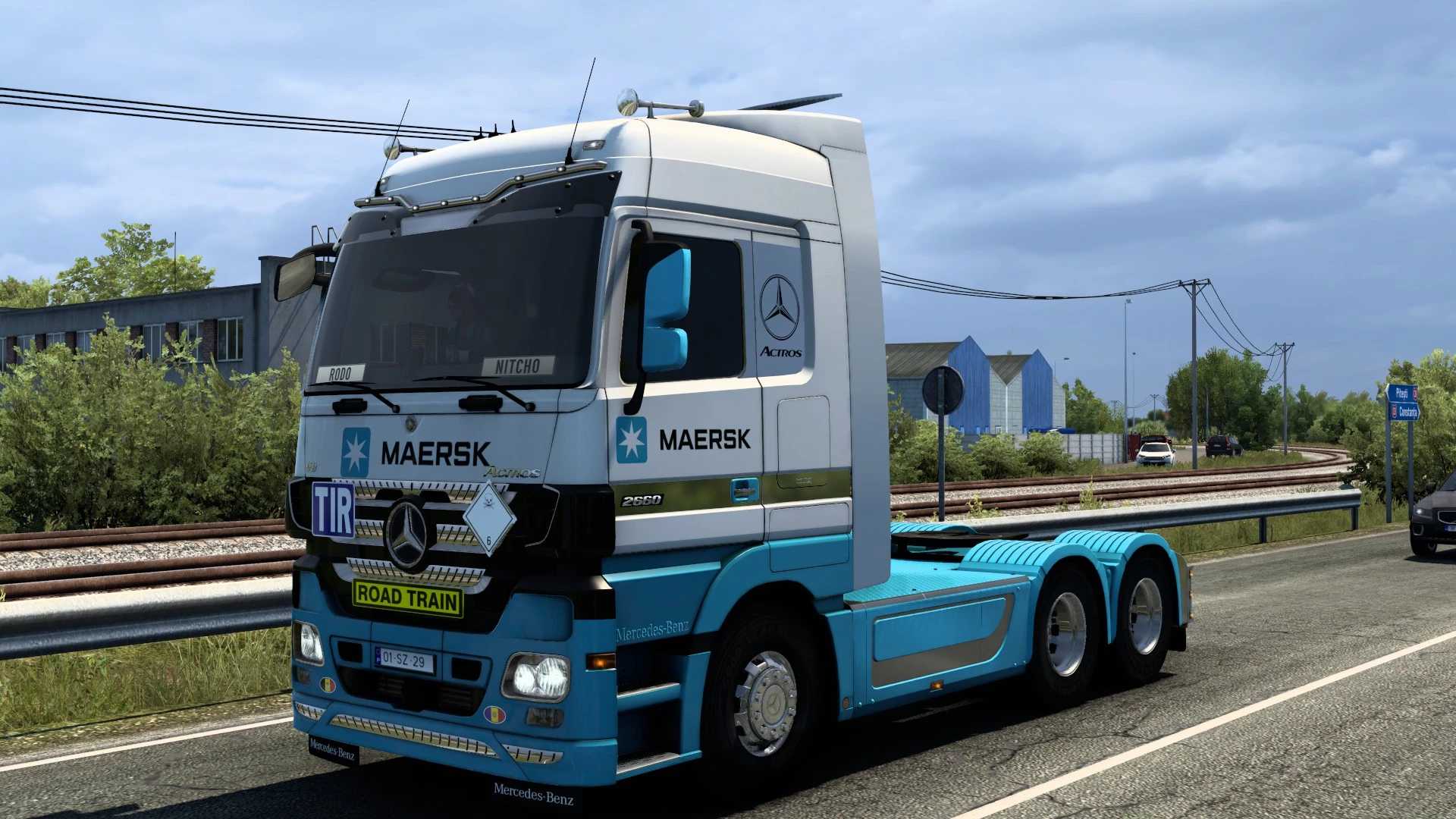 MERCEDES-BENZ ACTROS MAERSK SKIN #1.0 thumbnail 3