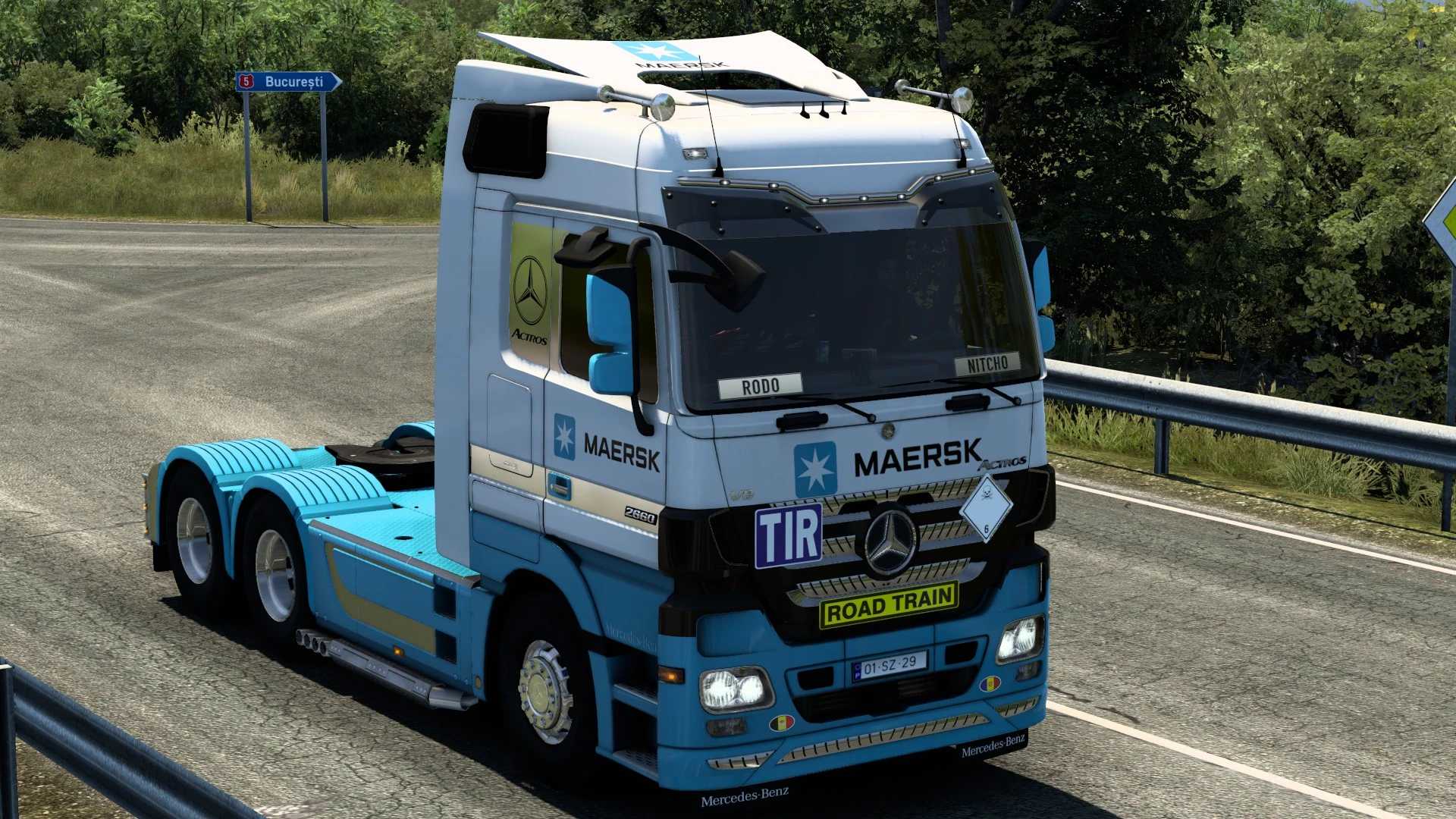 MERCEDES-BENZ ACTROS MAERSK SKIN #1.0 thumbnail 2