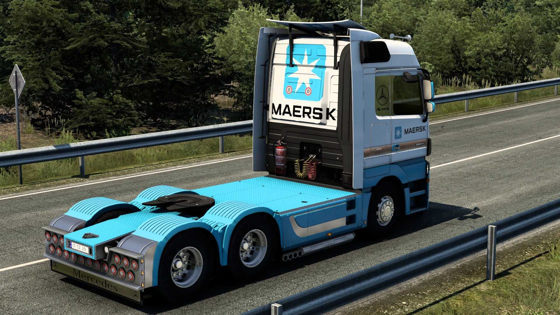 MERCEDES-BENZ ACTROS MAERSK SKIN #1.0
