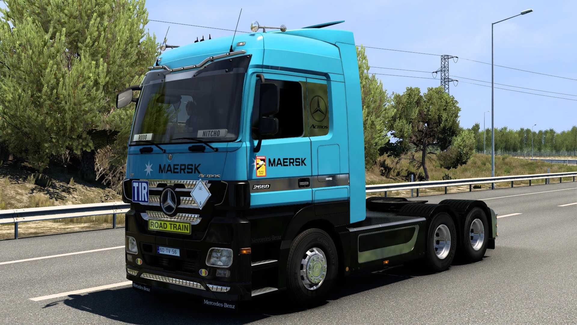 MERCEDES-BENZ ACTROS MAERSK SKIN #2.0 thumbnail 2