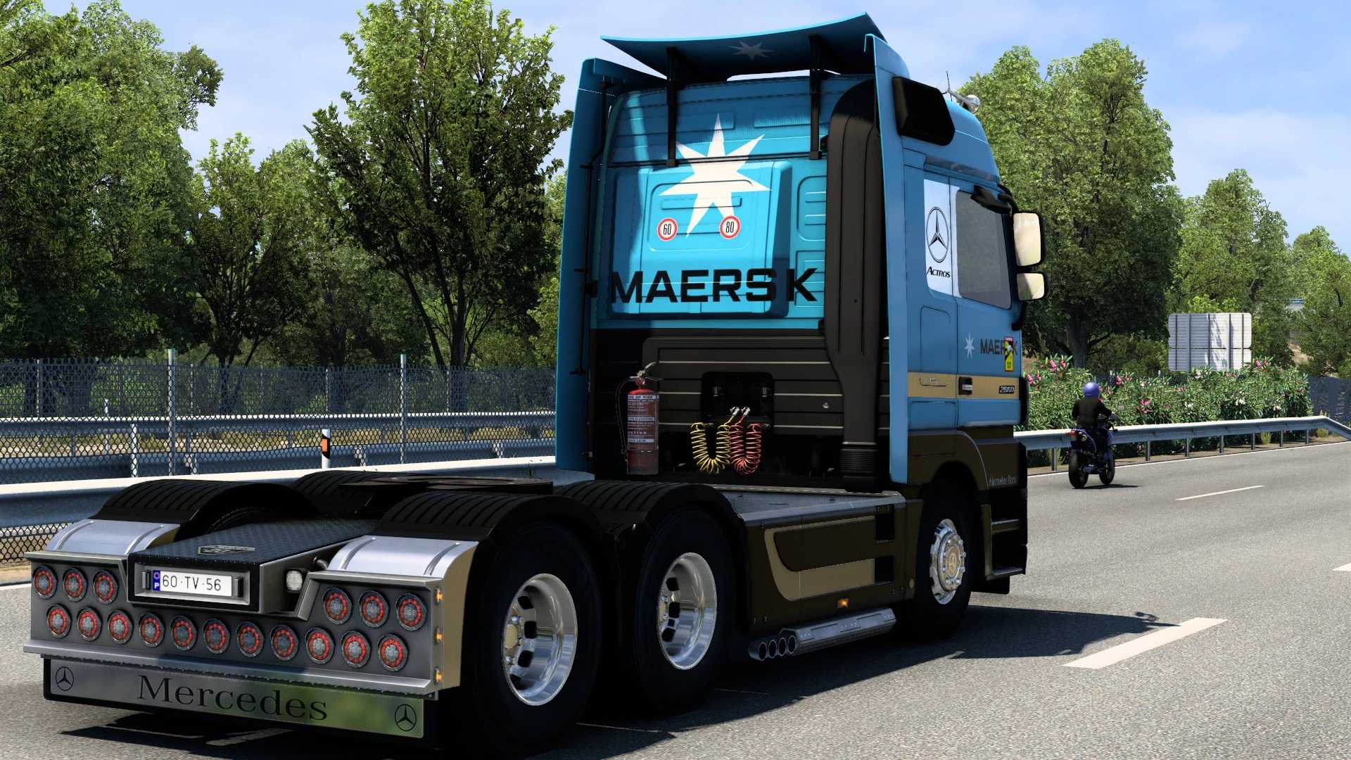 MERCEDES-BENZ ACTROS MAERSK SKIN #2.0