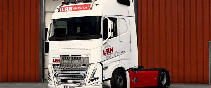 Mods Volvo FH5 LRN Transport Skin Eurotruck Simulator mod
