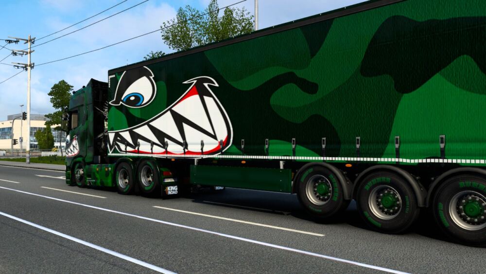 SCANIA S HIGHROOF MILITARY SKIN  thumbnail 2