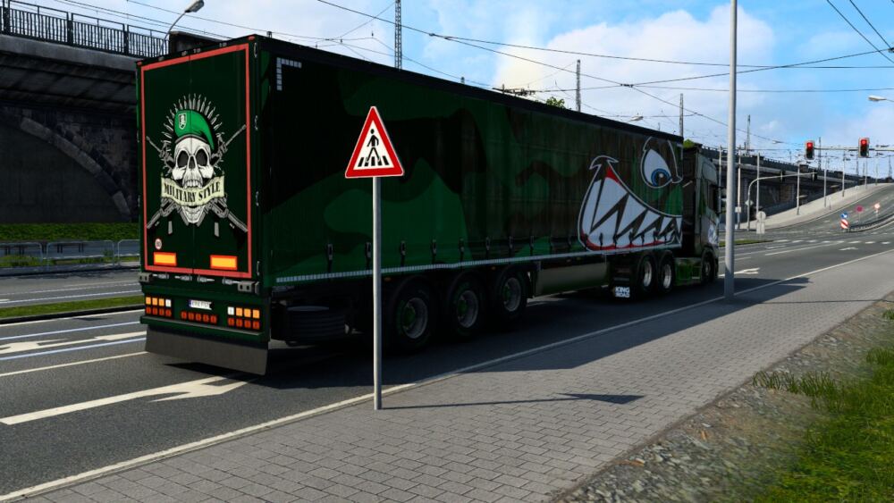SCANIA S HIGHROOF MILITARY SKIN 