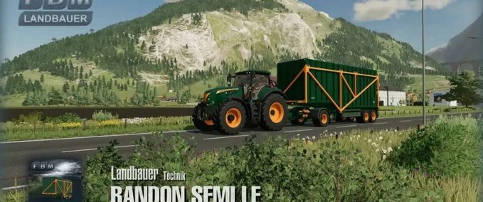 Auflieger Randon Semi LE Landwirtschafts Simulator mod