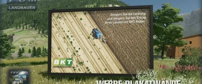 Platzierbare Objekte Werbeplakate Landwirtschafts Simulator mod