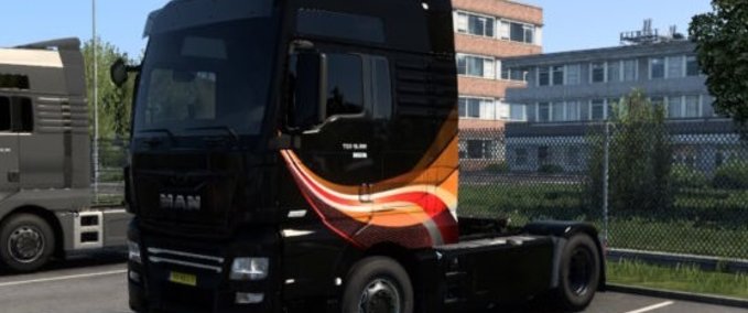 Trucks MAN TGX Euro6 Lines Skin Eurotruck Simulator mod