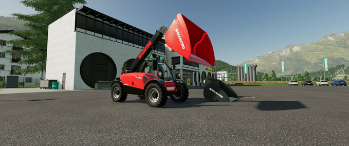 Teleskoplader Manitou Agri Shovel Landwirtschafts Simulator mod