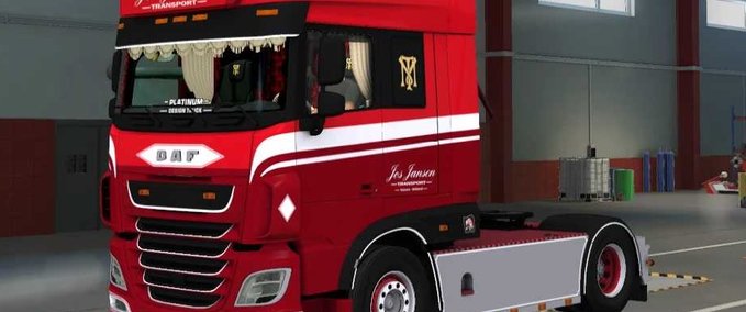 Trucks DAF XF 106 Jos Jansen - 1.47  Eurotruck Simulator mod