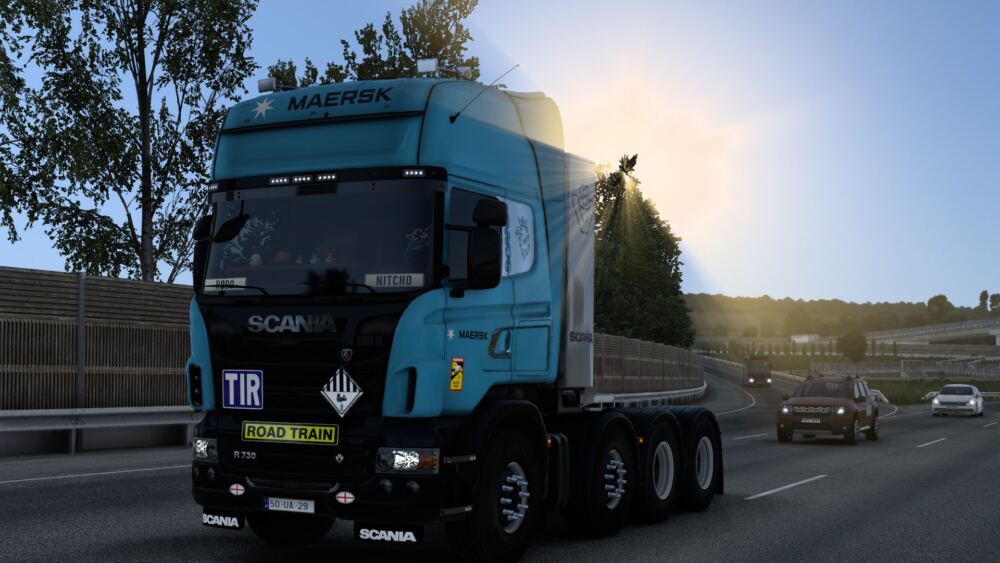 SKIN MAERSK SCANIA R 2009 BY RODONITCHO MODS #2.0