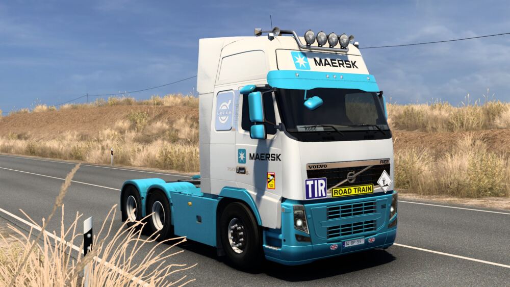 SKIN MAERSK VOLVO FH 2009 BY RODONITCHO MODS #1.0  thumbnail 2