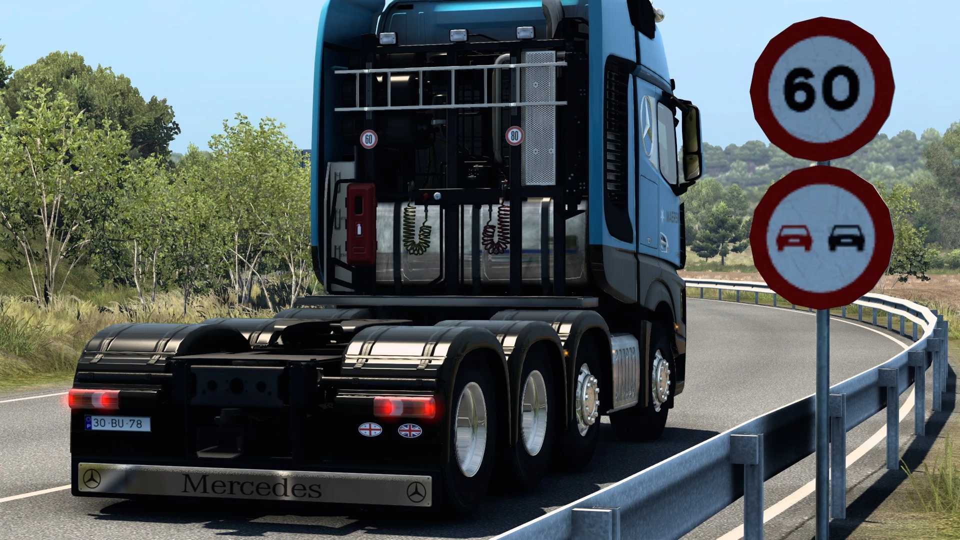 SKIN MAERSK MERCEDES-BENZ NEW ACTROS #2.0