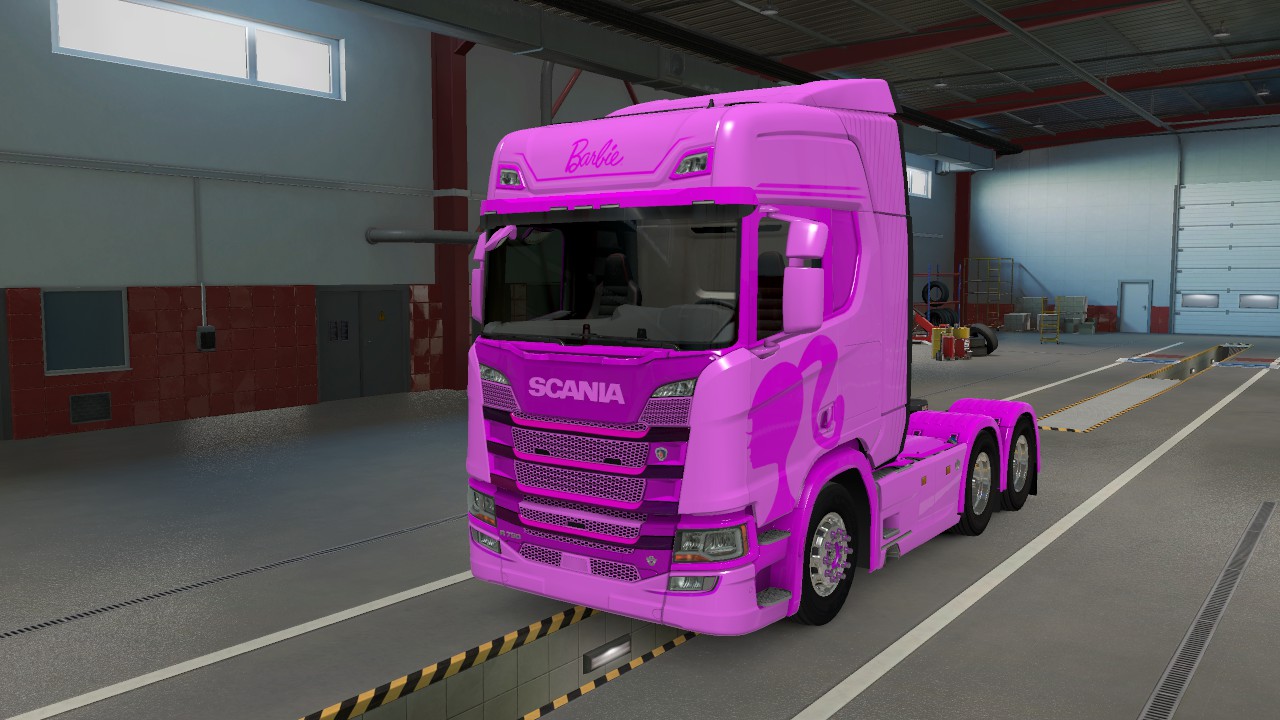 SCANIA R HIGHROOF BARBIE SKIN thumbnail 2