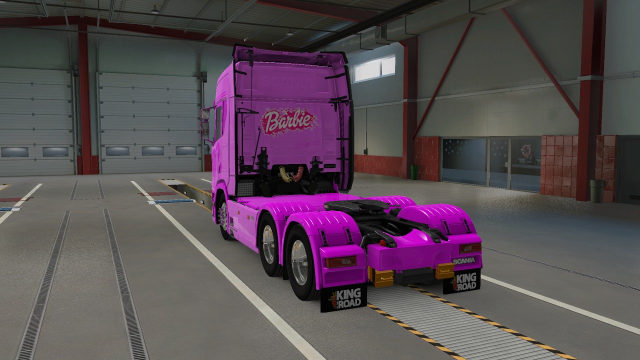 SCANIA R HIGHROOF BARBIE SKIN