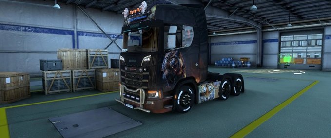 Trucks Scania S Tiger Skin  Eurotruck Simulator mod