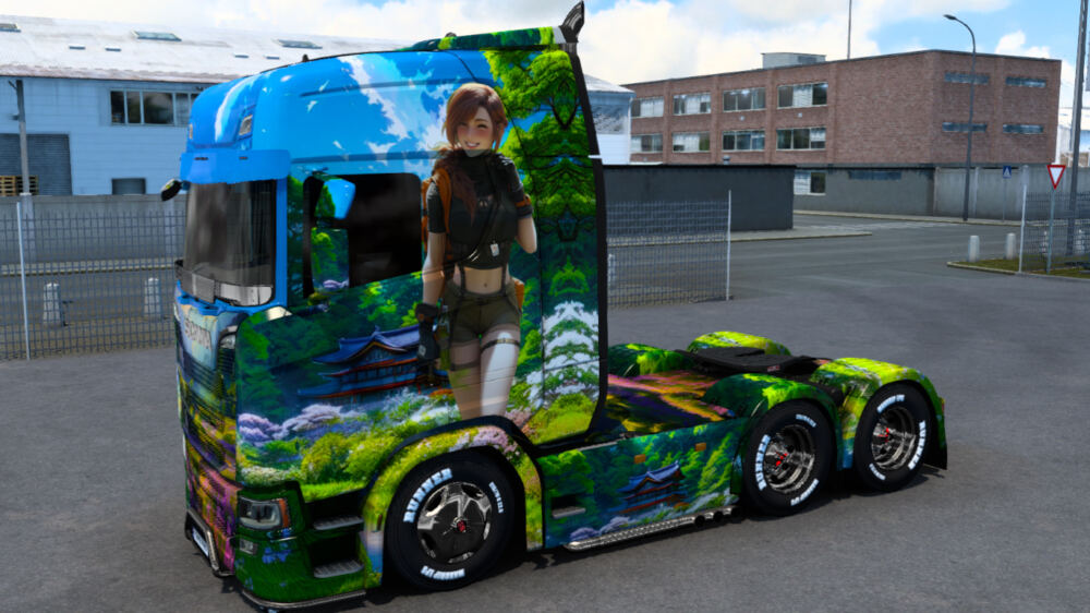 Scania Traveling Woman Skin thumbnail 3