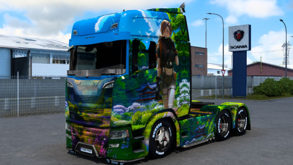 Scania Traveling Woman Skin