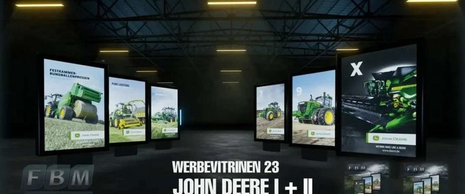 Platzierbare Objekte John Deere II Werbeschaukästen 23 Landwirtschafts Simulator mod