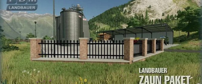 Platzierbare Objekte Landbauer Zaun Pack Landwirtschafts Simulator mod