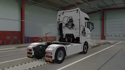 MAN TGX Euro 6 Skull Reaper Skin