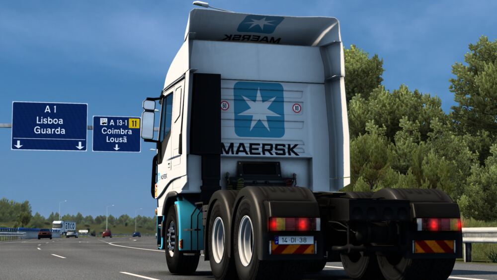 SKIN MAERSK IVECO STRALIS BY RODONITCHO MODS #1.0