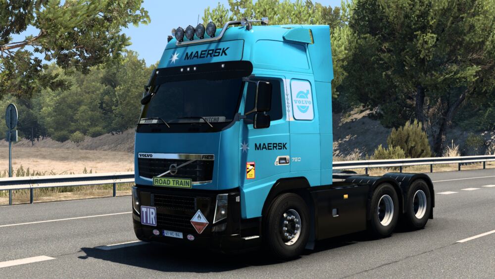 SKIN MAERSK VOLVO FH 2009 BY RODONITCHO MODS #2.0 thumbnail 2