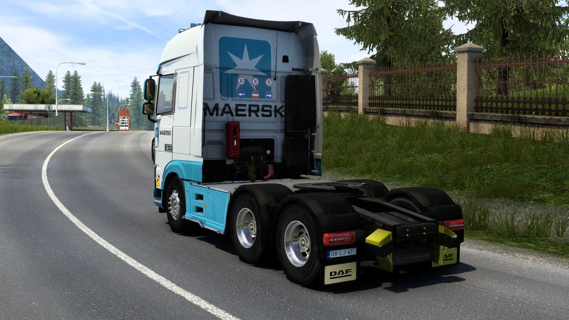 SKIN MAERSK DAF XF BY RODONITCHO MODS #1.0 thumbnail 5