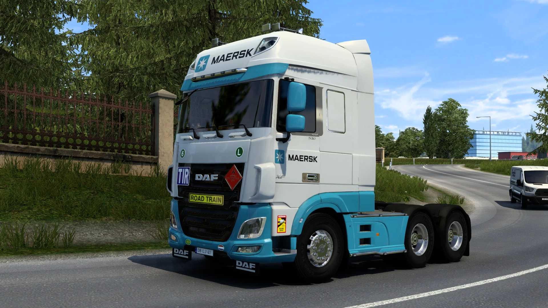 SKIN MAERSK DAF XF BY RODONITCHO MODS #1.0 thumbnail 3