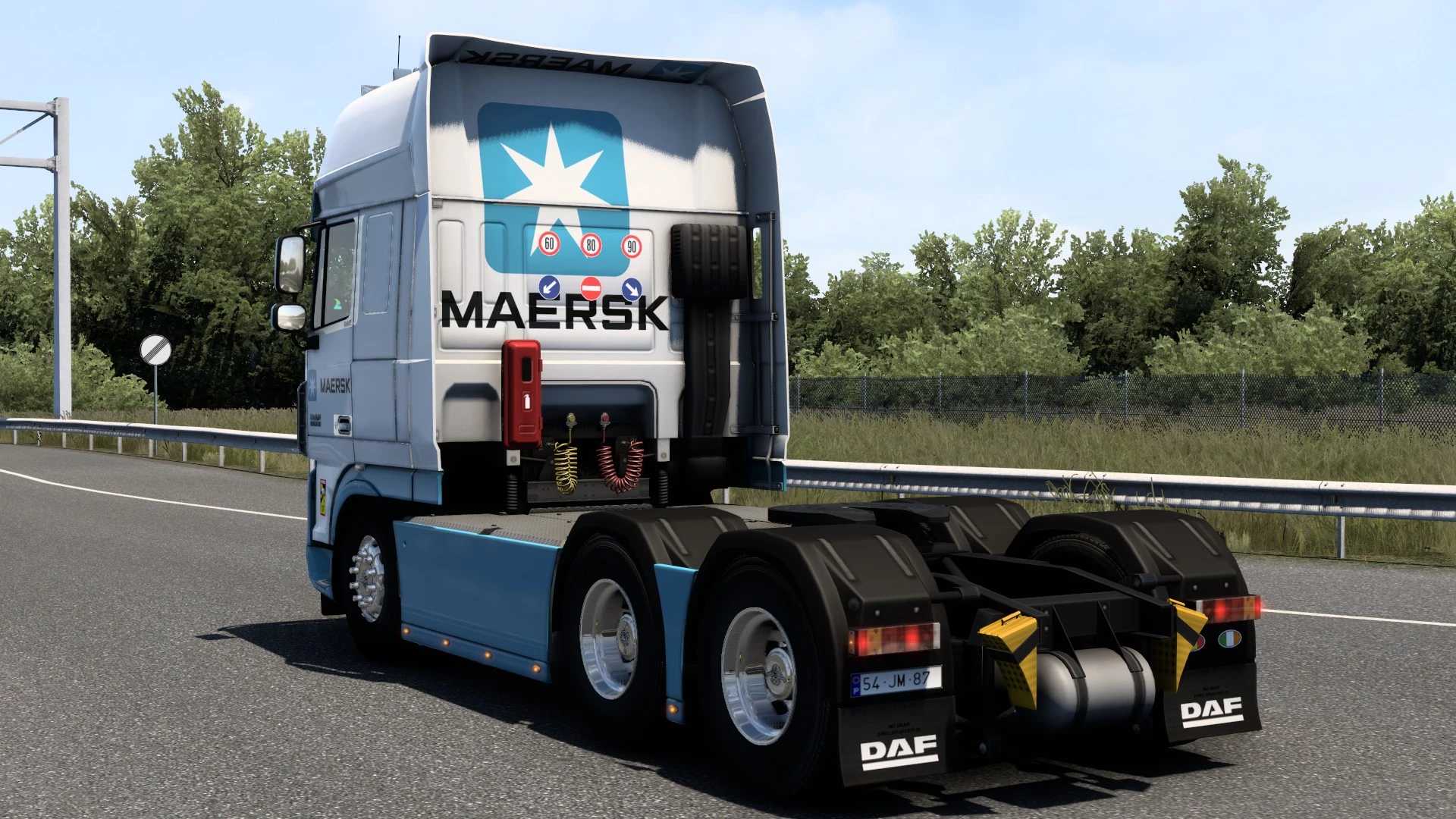 SKIN MAERSK DAF XF 105 BY RODONITCHO MODS #1.0 thumbnail 3