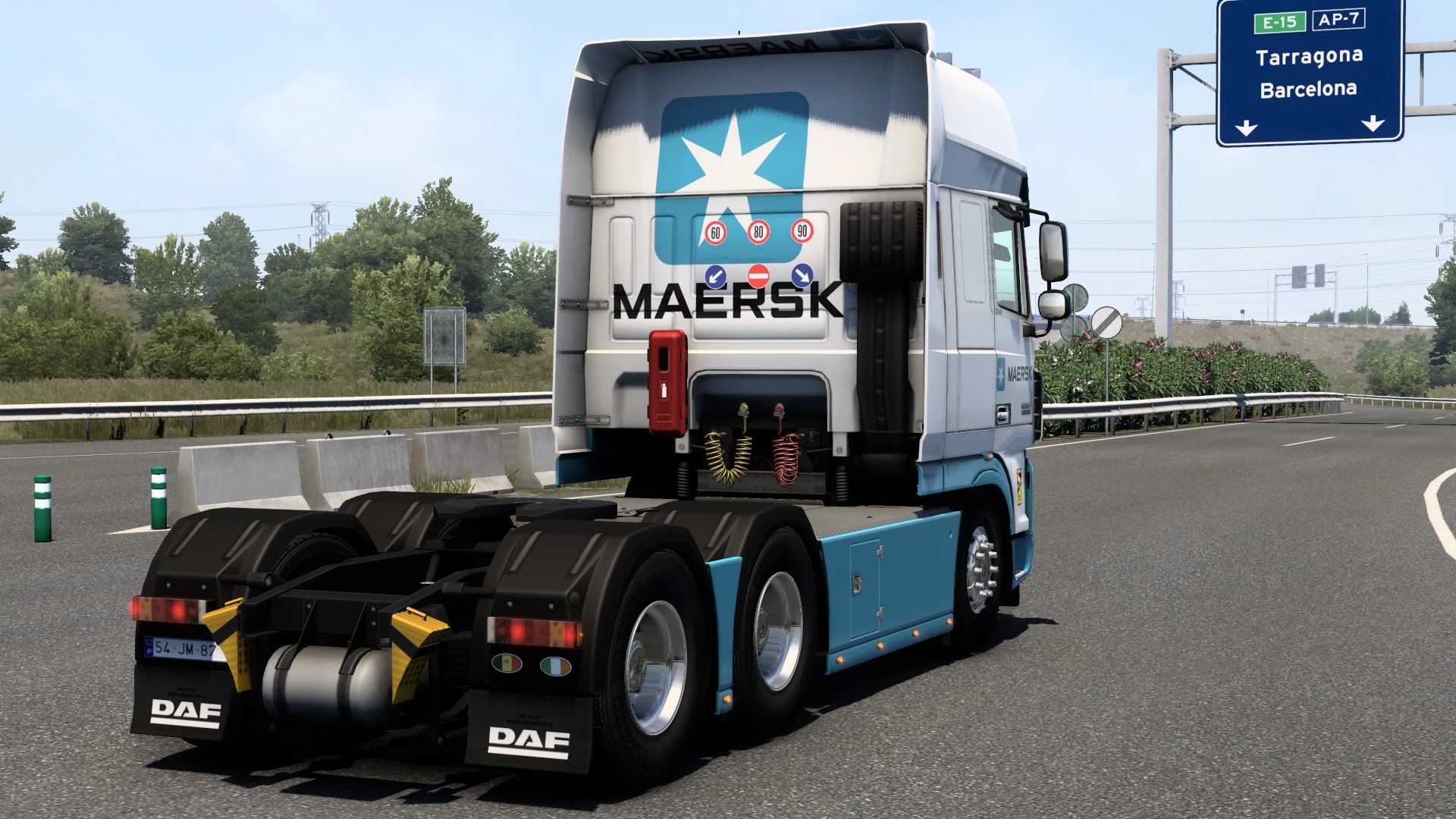 SKIN MAERSK DAF XF 105 BY RODONITCHO MODS #1.0 thumbnail 2