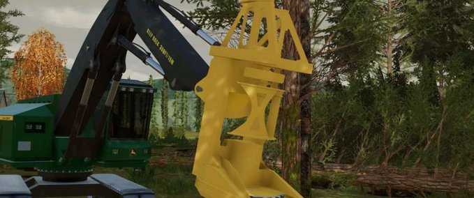 Forstwirtschaft John Deere FD55 Durchforstungskopf Landwirtschafts Simulator mod