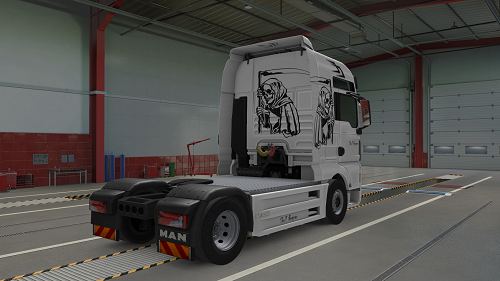 MAN TGX Euro 5 Skull Reaper Skin thumbnail 3
