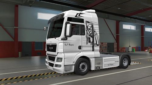 MAN TGX Euro 5 Skull Reaper Skin