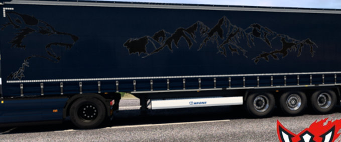 Trucks Truck & Trailer Wolf Skin by Dr.Danys Eurotruck Simulator mod