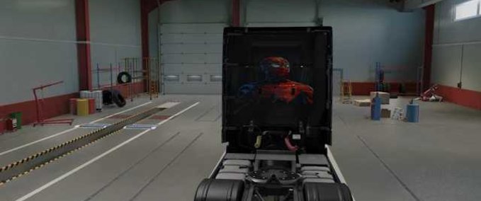 Trucks Mercedes New Actros Spider-Man Skin  Eurotruck Simulator mod