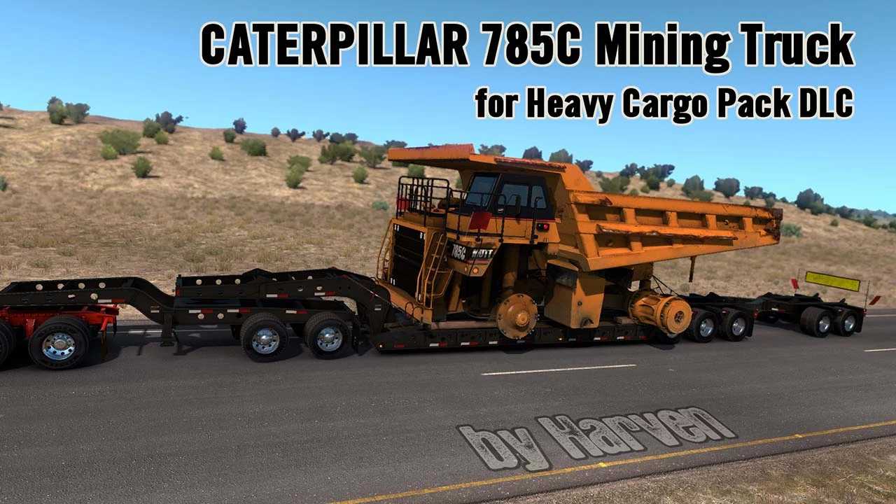 CATERPILLAR 785C MINING TRUCK FOR HEAVY CARGO PACK DLC V1.1 [1.31.X] thumbnail 2