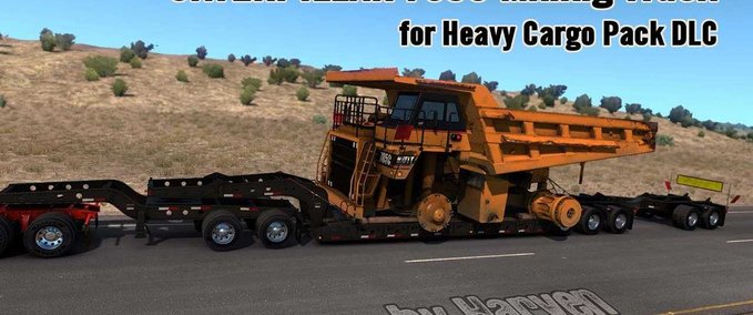 Trailer CATERPILLAR 785C MINING TRUCK FOR HEAVY CARGO PACK DLC [1.31.X] American Truck Simulator mod