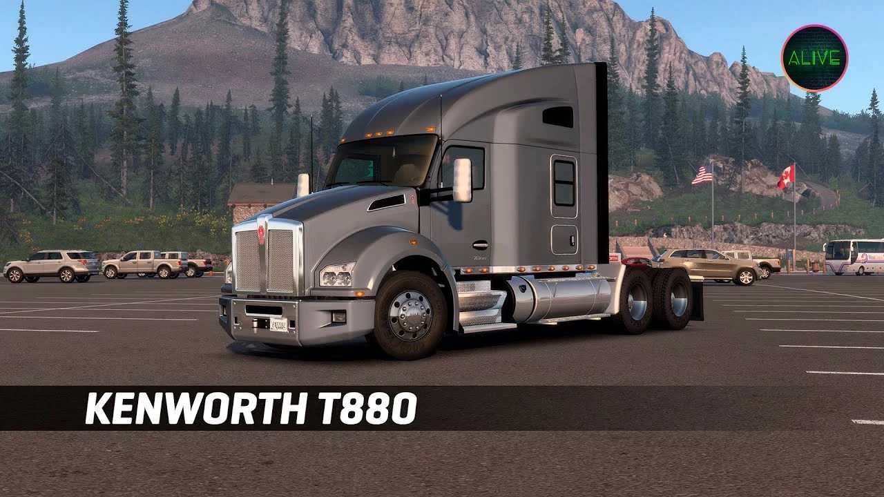 [ATS] Kenworth T880 + fix 1.32.x thumbnail 3