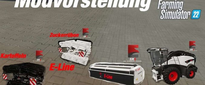 Anbaugeräte Erdfruchtpaket E-Line von Eiks Landwirtschafts Simulator mod