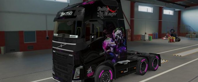 Trucks Volvo Globetrotter XL Quinn Skin Eurotruck Simulator mod