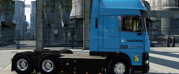 Trucks SKIN MAERSK DAF XF 105 #2.0 Eurotruck Simulator mod