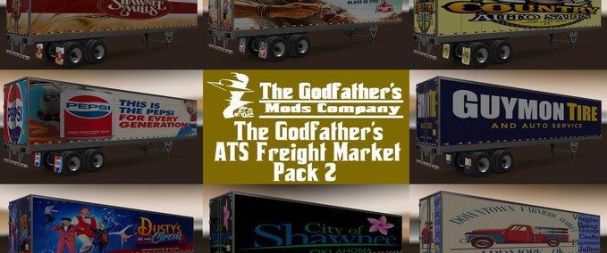 Trailer The Godfather's Freight Market Pack #2  American Truck Simulator mod