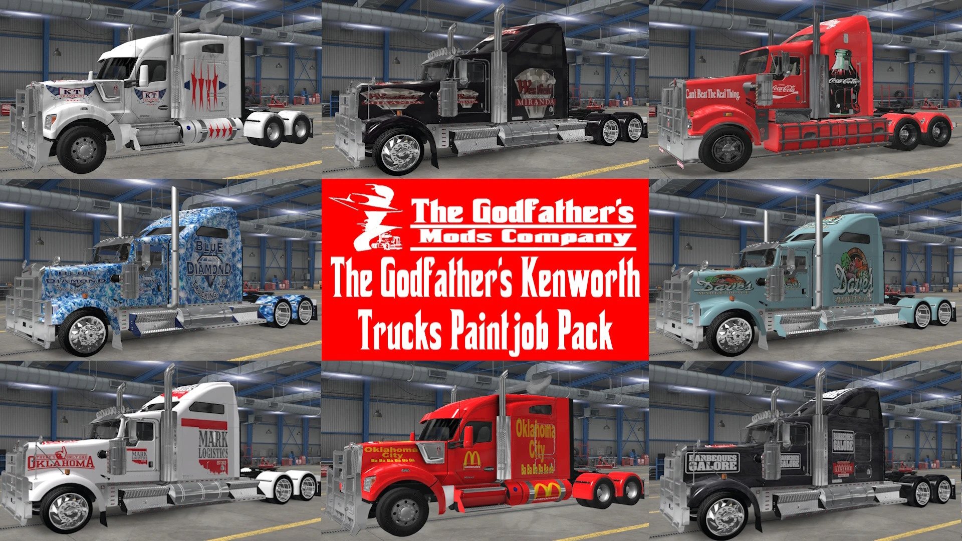 The Godfather's Kenworth Trucks Skins Pack  thumbnail 2