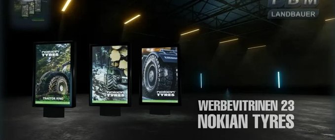 Platzierbare Objekte Nokian-Werbung Schaufenster 23 Landwirtschafts Simulator mod