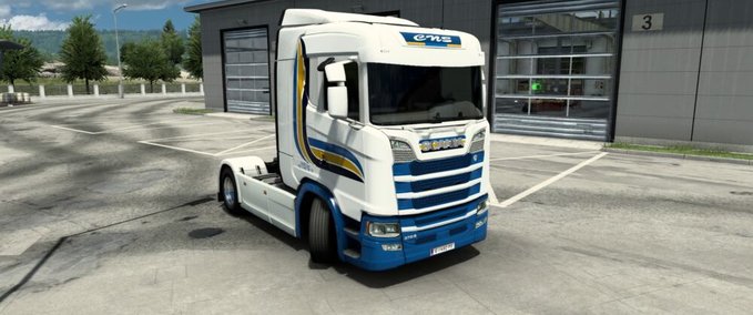 Trucks Scania S CNS Takeldienst Skin  Eurotruck Simulator mod