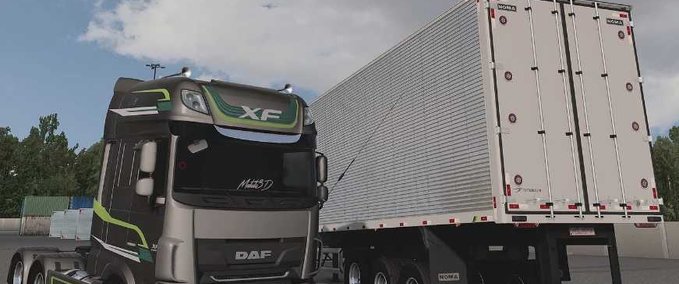 Trucks DAF XF 106 & Trailer - 1.47 Eurotruck Simulator mod