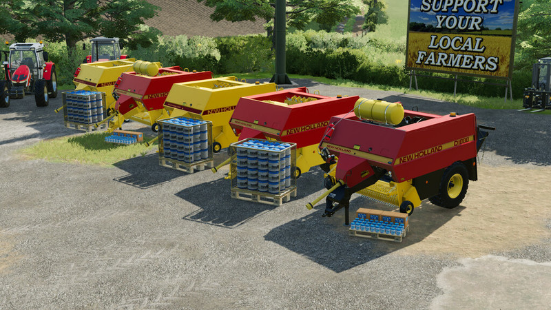 Fs22 New Holland D800d1000 Baler V 10 Balers Mod Für Farming Simulator 22 5670
