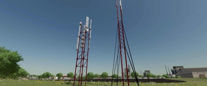 Prefab Transmitter Tower Pack (PREFAB) Farming Simulator mod