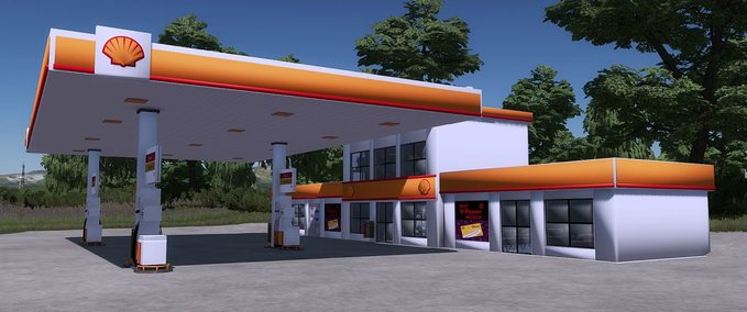 Gebäude Tankstelle Landwirtschafts Simulator mod