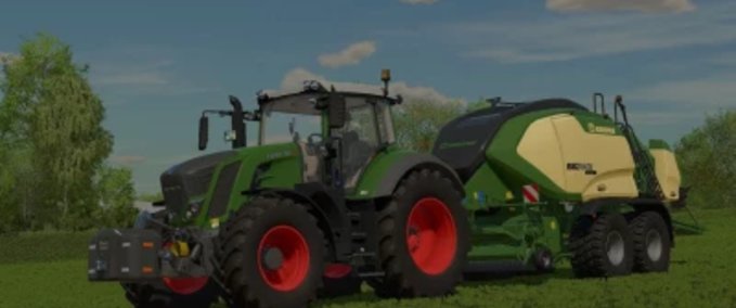 Pressen Krone BiG Pack 1290 HDPVC Landwirtschafts Simulator mod
